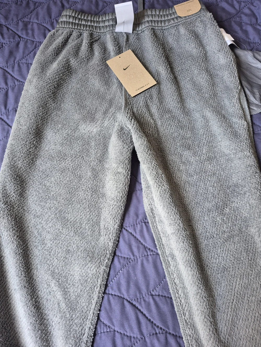 Nike Kids Light Gray Dri-FIT Jogger Pants